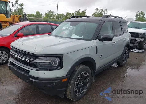 2023 Ford Bronco Sport Outer Banks из США, поврежденный, VIN 3FMCR9C6XPRD79988